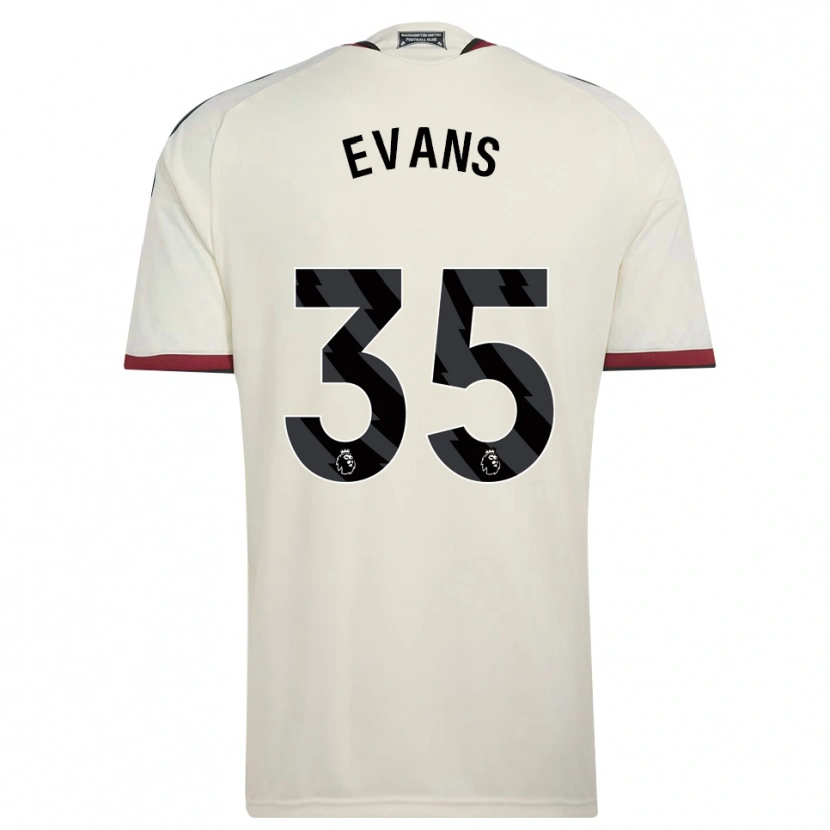 Danxen Pánské Jonny Evans #35 Béžová Černá Červená Třetí Hráčské Dresy 2026/27 Dres