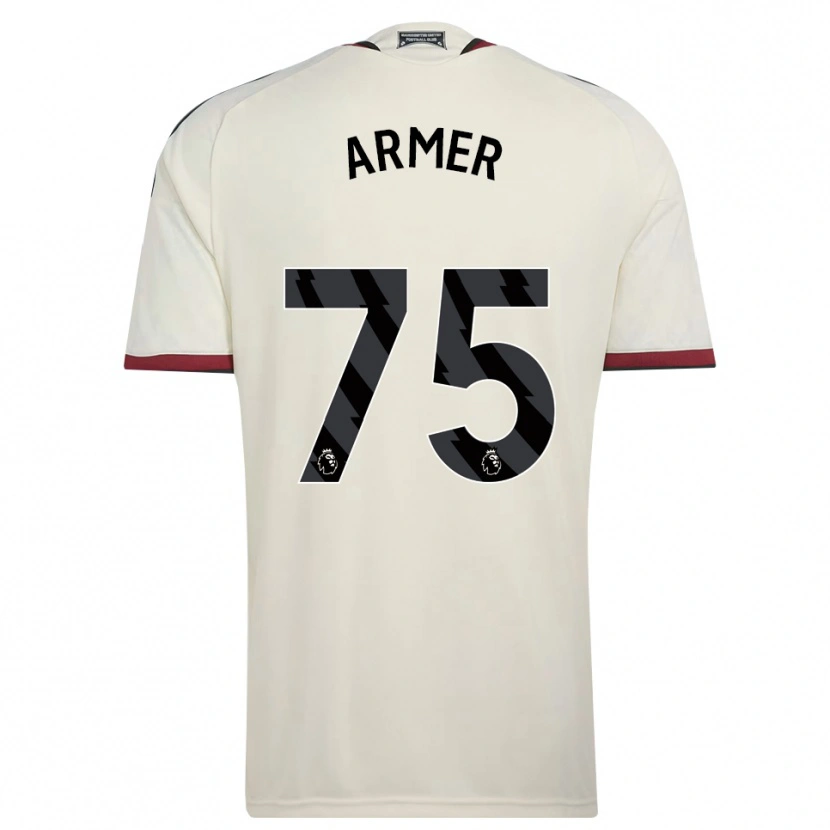 Danxen Pánské Daniel Armer #75 Béžová Černá Červená Třetí Hráčské Dresy 2026/27 Dres