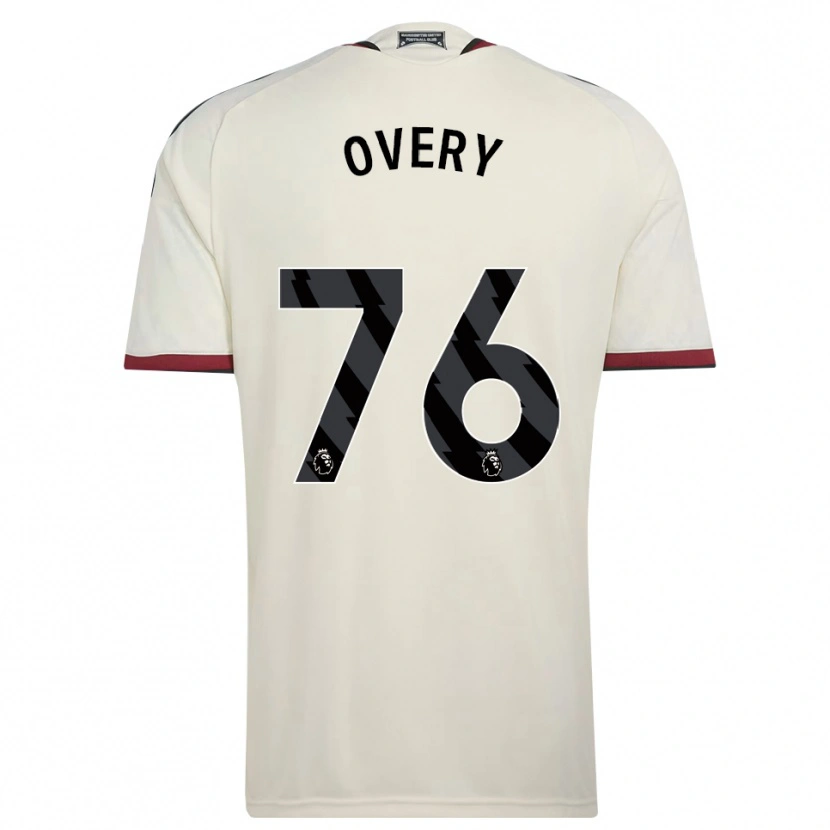 Danxen Pánské James Overy #76 Béžová Černá Červená Třetí Hráčské Dresy 2026/27 Dres