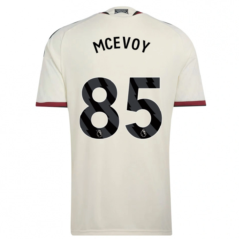 Danxen Pánské Jay Mcevoy #85 Béžová Černá Červená Třetí Hráčské Dresy 2026/27 Dres