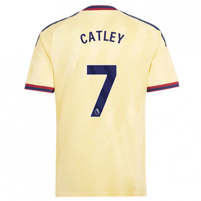Danxen Pánské Stephanie Catley #7 Světle Žlutá Půlnoční Modř Třetí Hráčské Dresy 2026/27 Dres