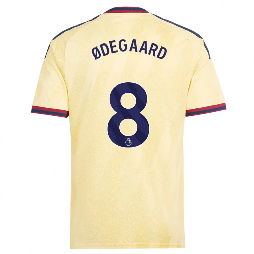 Danxen Pánské Martin Ødegaard #8 Světle Žlutá Půlnoční Modř Třetí Hráčské Dresy 2026/27 Dres