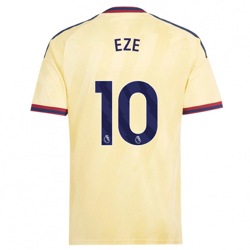 Danxen Pánské Eberechi Eze #10 Světle Žlutá Půlnoční Modř Třetí Hráčské Dresy 2026/27 Dres