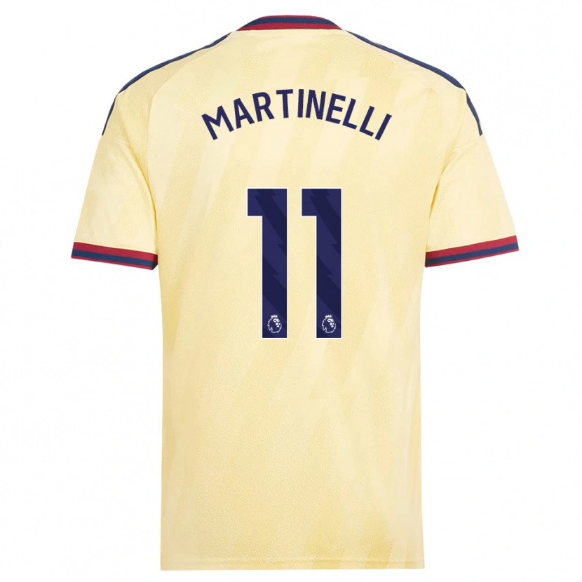 Danxen Pánské Gabriel Martinelli #11 Světle Žlutá Půlnoční Modř Třetí Hráčské Dresy 2026/27 Dres