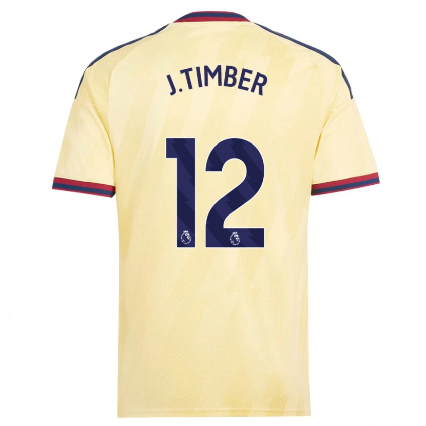Danxen Pánské Jurriën Timber #12 Světle Žlutá Půlnoční Modř Třetí Hráčské Dresy 2026/27 Dres