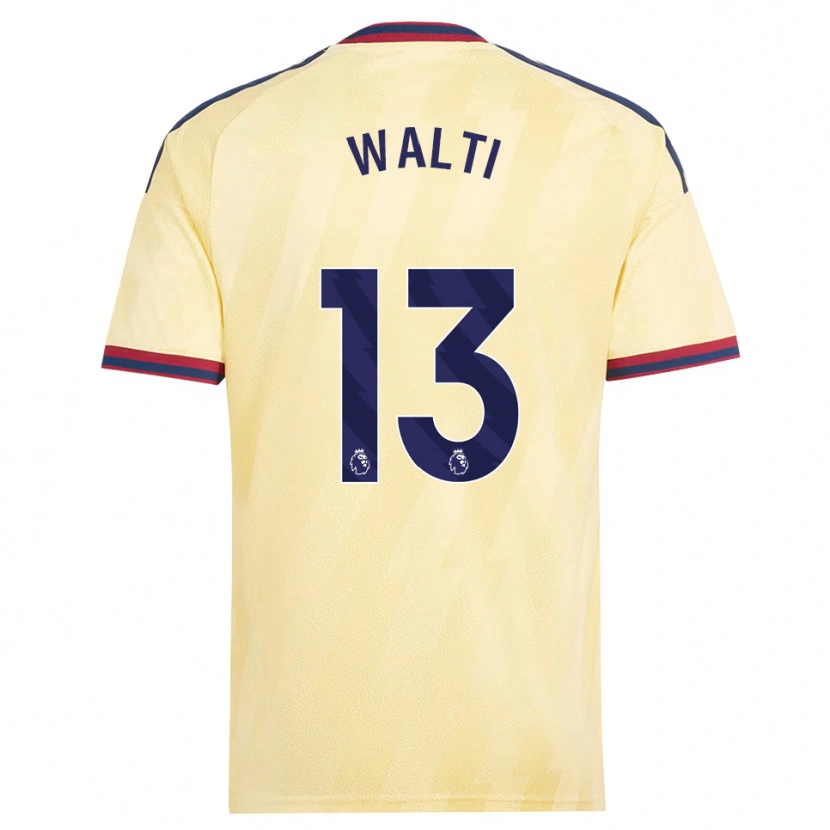 Danxen Pánské Lia Walti #13 Světle Žlutá Půlnoční Modř Třetí Hráčské Dresy 2026/27 Dres