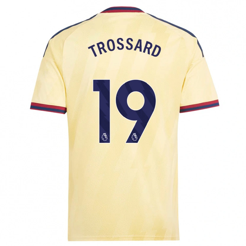 Danxen Pánské Leandro Trossard #19 Světle Žlutá Půlnoční Modř Třetí Hráčské Dresy 2026/27 Dres