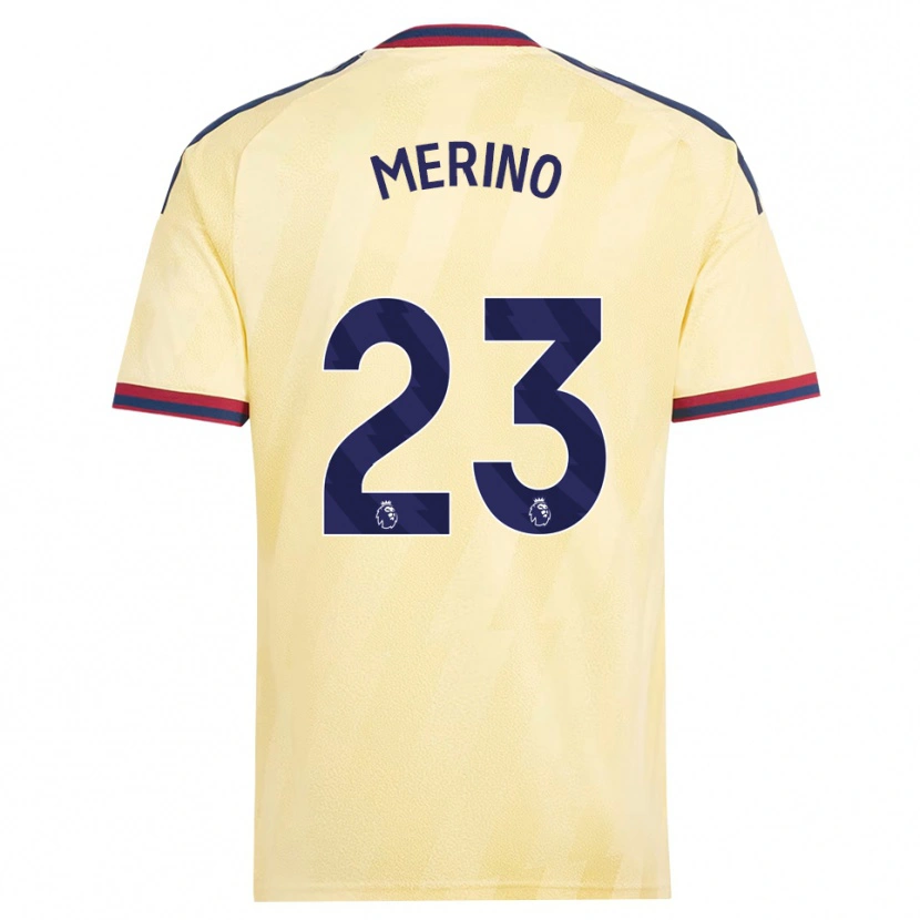 Danxen Pánské Mikel Merino #23 Světle Žlutá Půlnoční Modř Třetí Hráčské Dresy 2026/27 Dres