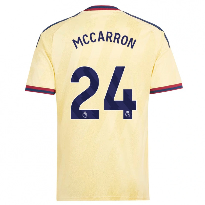 Danxen Pánské Daniel Mccarron #24 Světle Žlutá Půlnoční Modř Třetí Hráčské Dresy 2026/27 Dres