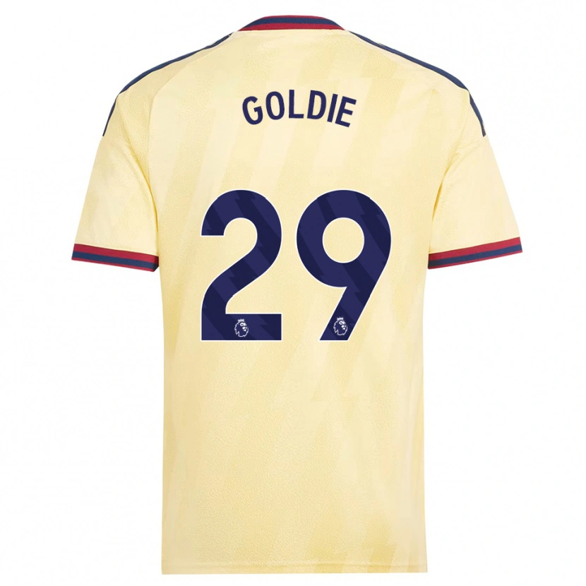 Danxen Pánské Teyah Goldie #29 Světle Žlutá Půlnoční Modř Třetí Hráčské Dresy 2026/27 Dres