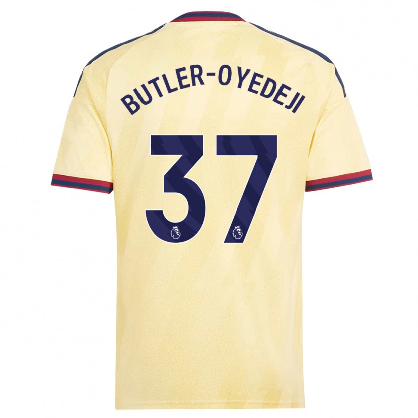 Danxen Pánské Nathan Butler-Oyedeji #37 Světle Žlutá Půlnoční Modř Třetí Hráčské Dresy 2026/27 Dres
