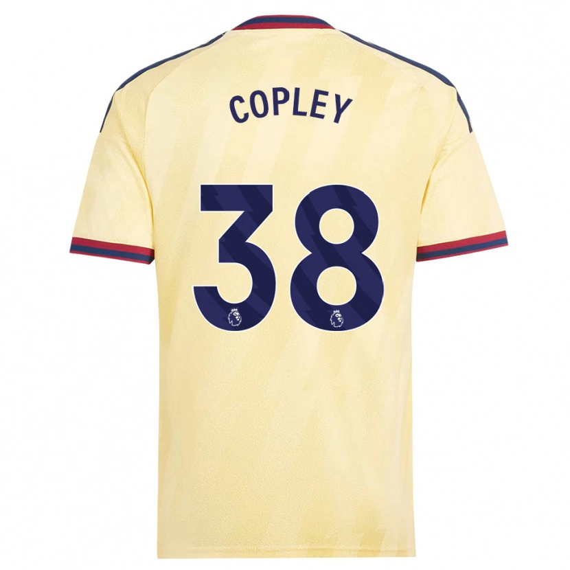 Danxen Pánské Louie Copley #38 Světle Žlutá Půlnoční Modř Třetí Hráčské Dresy 2026/27 Dres