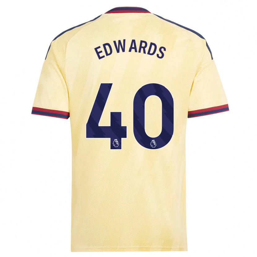 Danxen Pánské Khayon Edwards #40 Světle Žlutá Půlnoční Modř Třetí Hráčské Dresy 2026/27 Dres