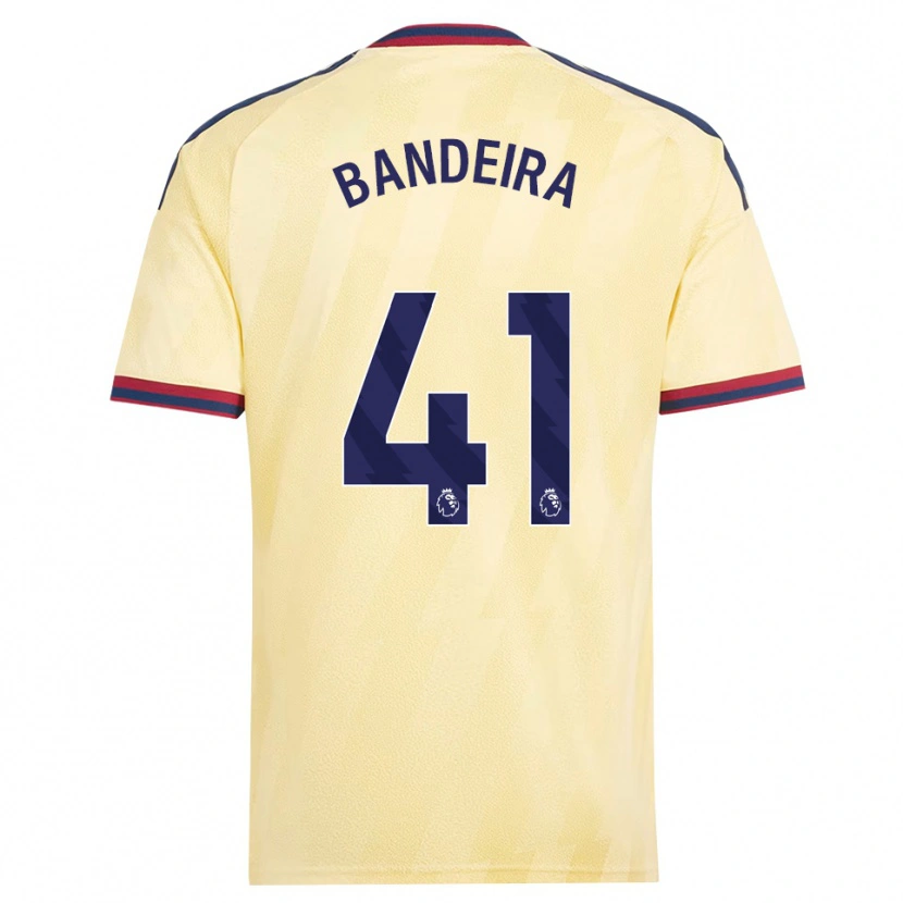 Danxen Pánské Mauro Bandeira #41 Světle Žlutá Půlnoční Modř Třetí Hráčské Dresy 2026/27 Dres