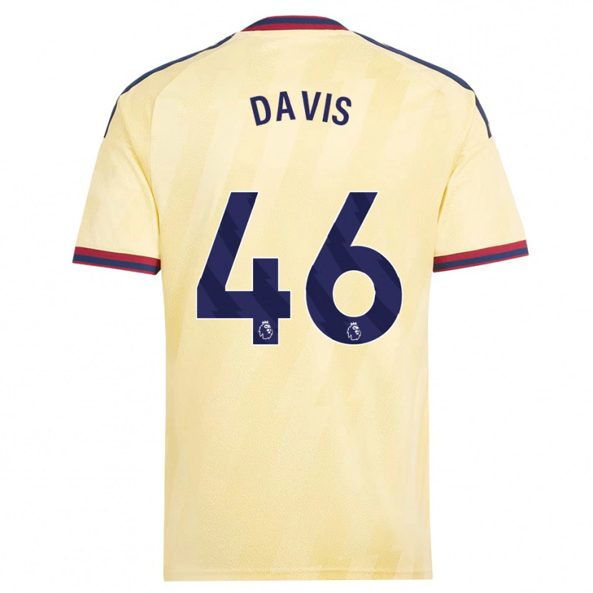 Danxen Pánské Timi Davis #46 Světle Žlutá Půlnoční Modř Třetí Hráčské Dresy 2026/27 Dres