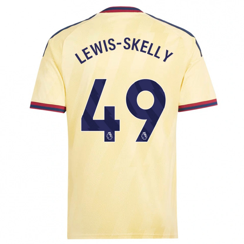 Danxen Pánské Myles Lewis-Skelly #49 Světle Žlutá Půlnoční Modř Třetí Hráčské Dresy 2026/27 Dres