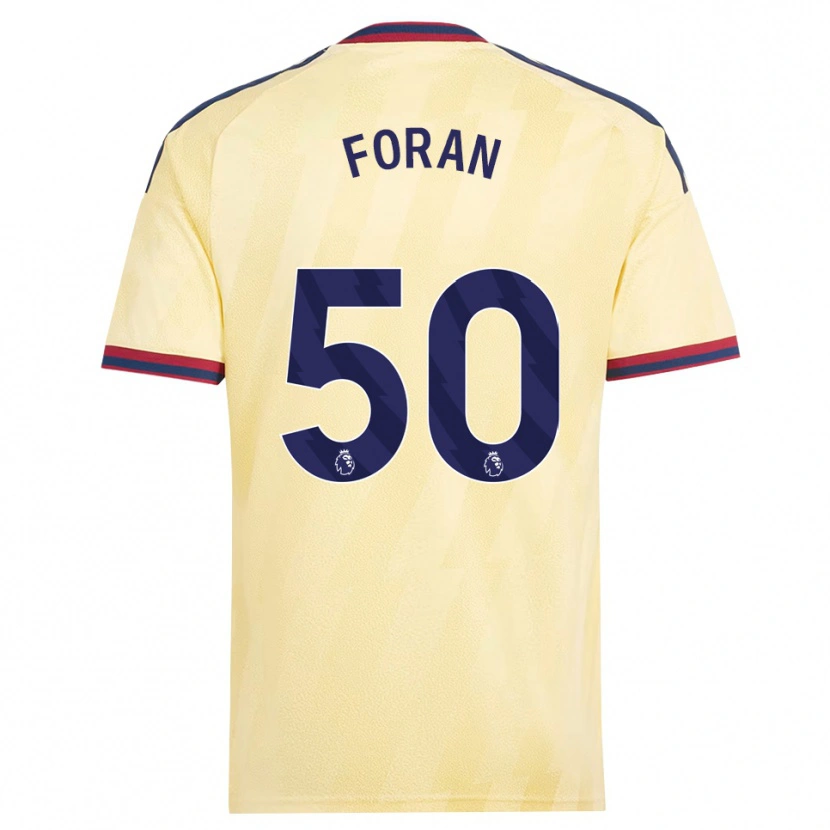 Danxen Pánské Taylor Foran #50 Světle Žlutá Půlnoční Modř Třetí Hráčské Dresy 2026/27 Dres