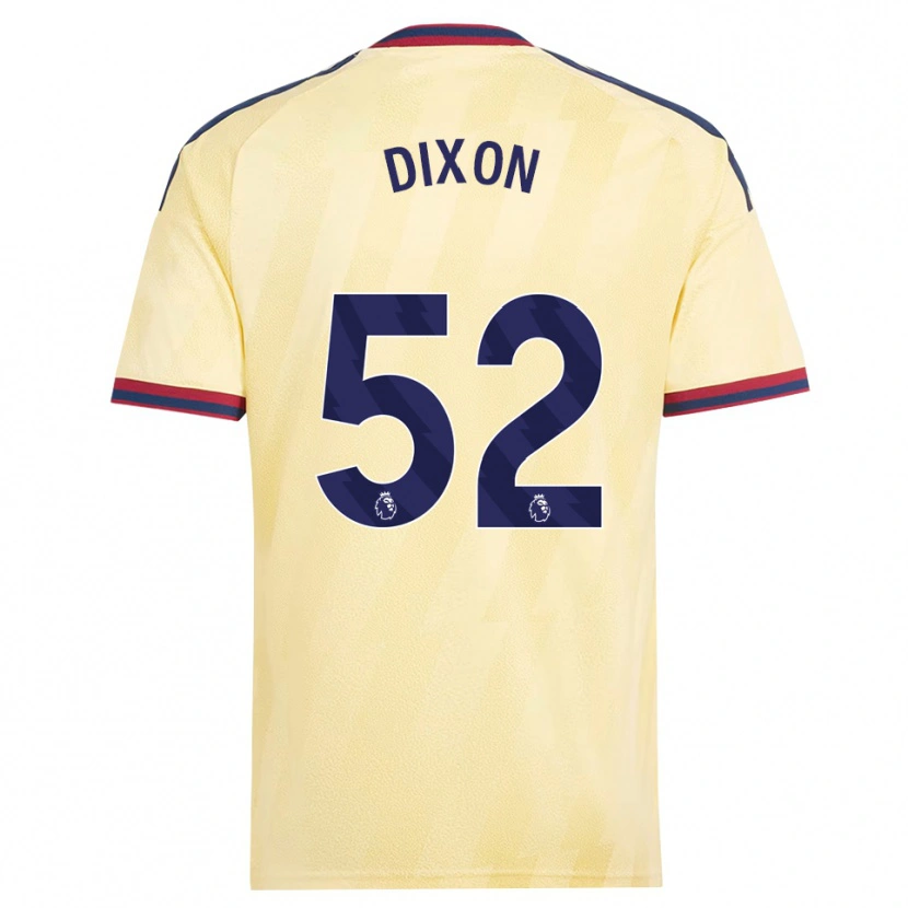 Danxen Pánské Jaden Dixon #52 Světle Žlutá Půlnoční Modř Třetí Hráčské Dresy 2026/27 Dres
