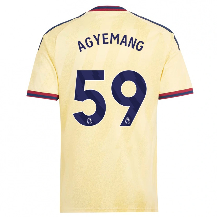 Danxen Pánské Michelle Agyemang #59 Světle Žlutá Půlnoční Modř Třetí Hráčské Dresy 2026/27 Dres