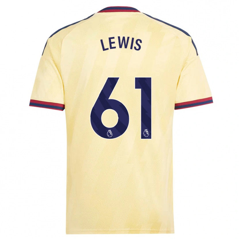 Danxen Pánské George Lewis #61 Světle Žlutá Půlnoční Modř Třetí Hráčské Dresy 2026/27 Dres