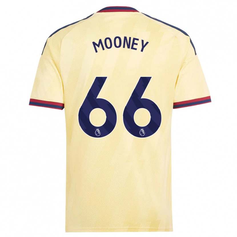 Danxen Pánské Evan Mooney #66 Světle Žlutá Půlnoční Modř Třetí Hráčské Dresy 2026/27 Dres