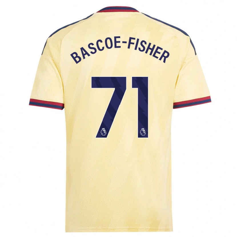 Danxen Pánské Jakai Bascoe-Fisher #71 Světle Žlutá Půlnoční Modř Třetí Hráčské Dresy 2026/27 Dres