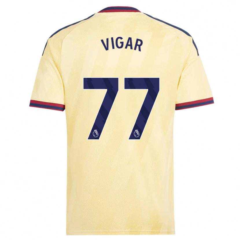 Danxen Pánské Billy Vigar #77 Světle Žlutá Půlnoční Modř Třetí Hráčské Dresy 2026/27 Dres