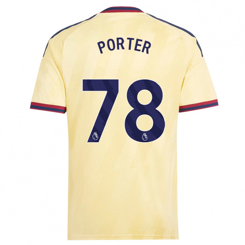 Danxen Pánské Jack Porter #78 Světle Žlutá Půlnoční Modř Třetí Hráčské Dresy 2026/27 Dres