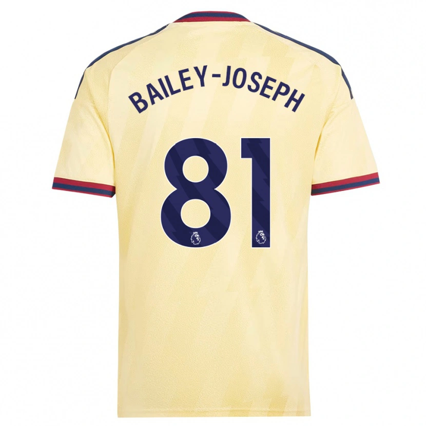 Danxen Pánské Brando Bailey-Joseph #81 Světle Žlutá Půlnoční Modř Třetí Hráčské Dresy 2026/27 Dres