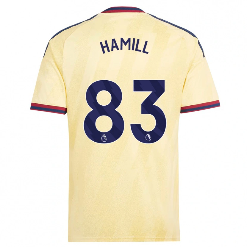 Danxen Pánské Callan Hamill #83 Světle Žlutá Půlnoční Modř Třetí Hráčské Dresy 2026/27 Dres