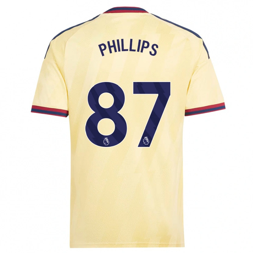 Danxen Pánské Bowen Phillips #87 Světle Žlutá Půlnoční Modř Třetí Hráčské Dresy 2026/27 Dres