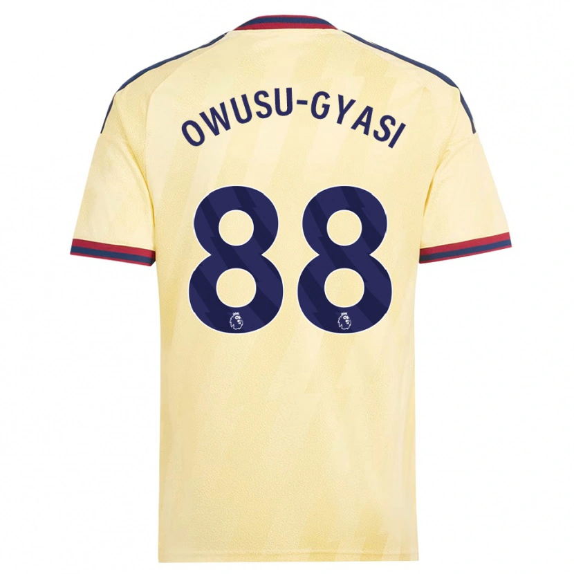 Danxen Pánské Abraham Owusu-Gyasi #88 Světle Žlutá Půlnoční Modř Třetí Hráčské Dresy 2026/27 Dres