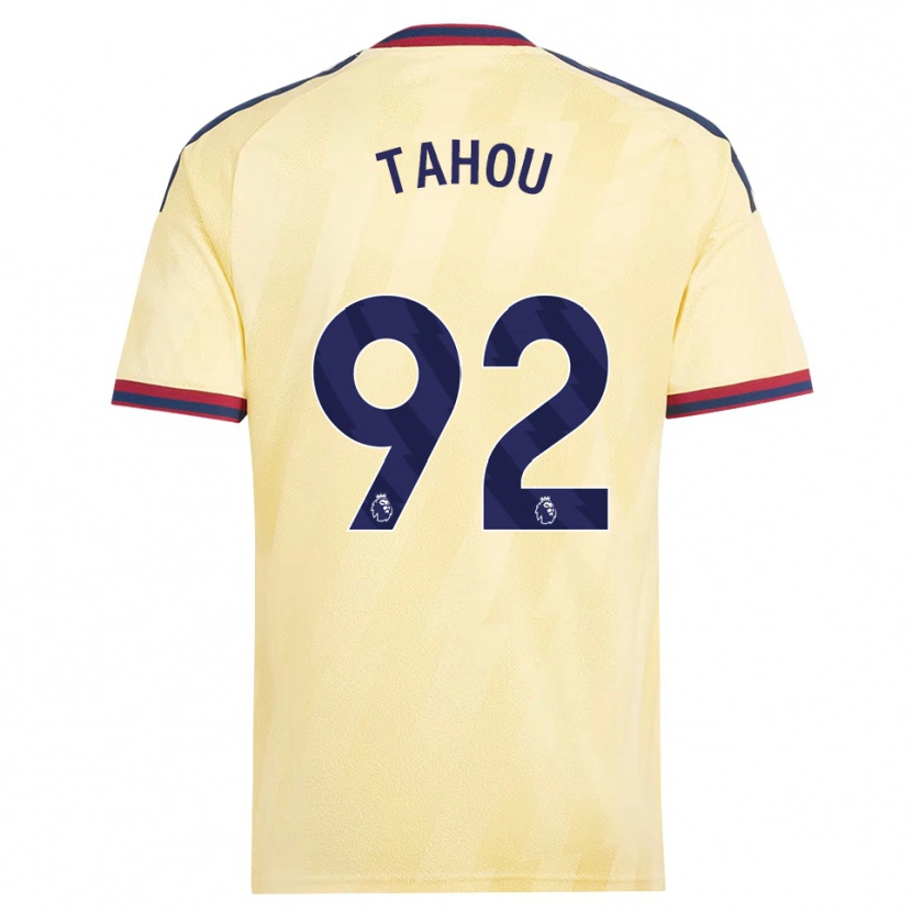 Danxen Pánské Joshua Tahou #92 Světle Žlutá Půlnoční Modř Třetí Hráčské Dresy 2026/27 Dres