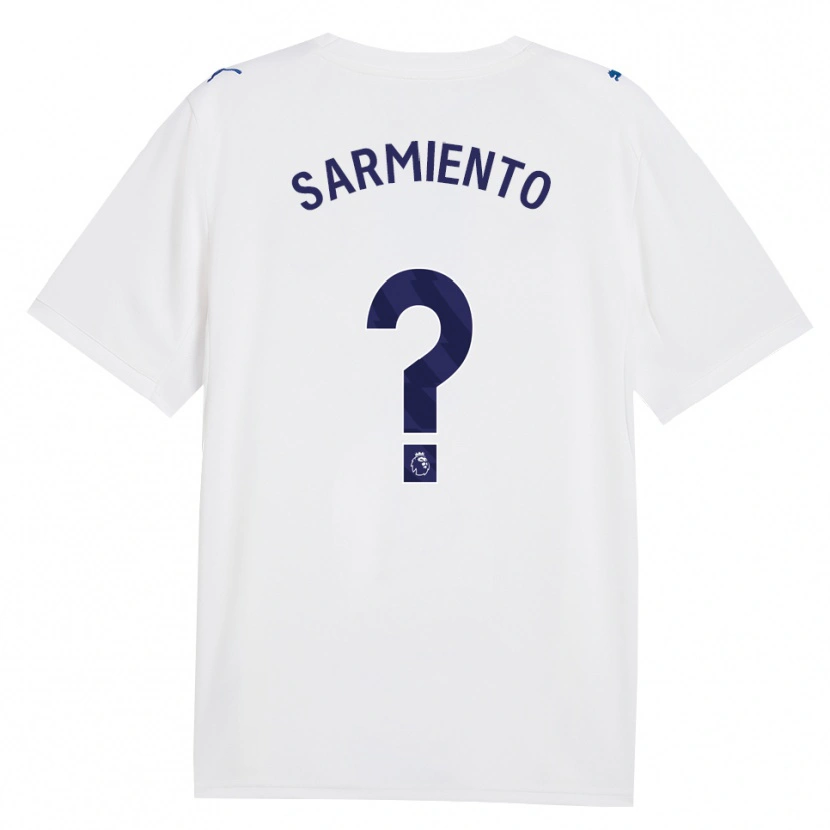 Danxen Pánské Darío Sarmiento #0 Námořní Bílá Třetí Hráčské Dresy 2026/27 Dres