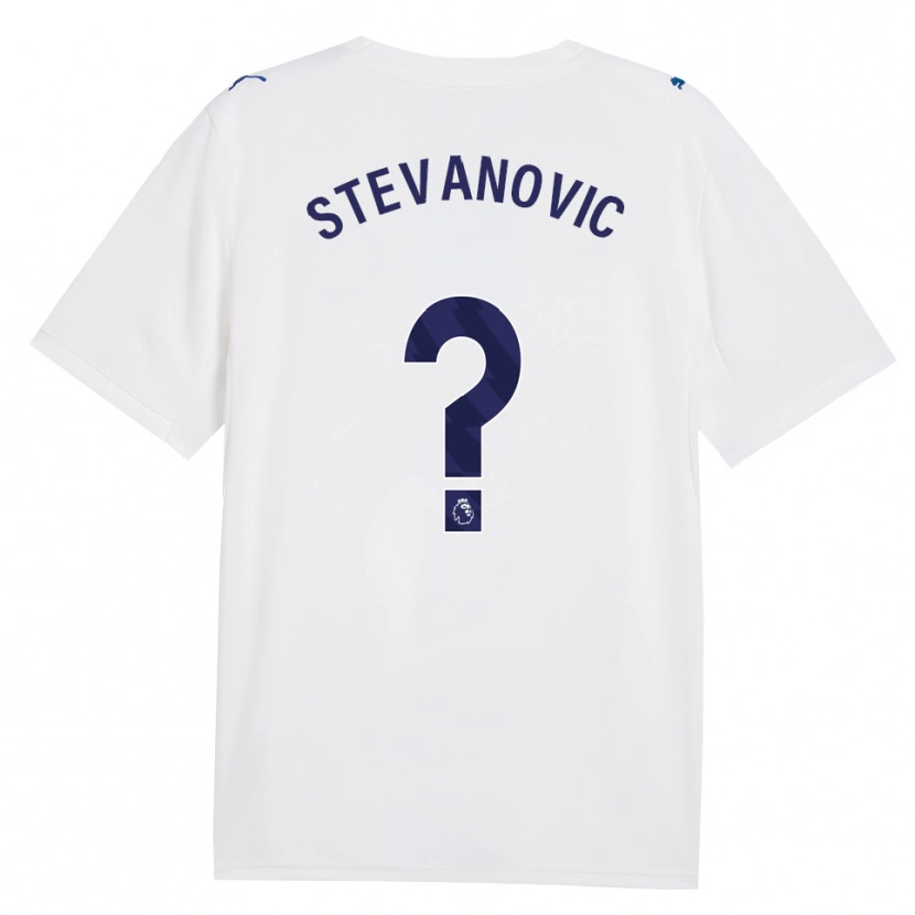 Danxen Pánské Filip Stevanovic #0 Námořní Bílá Třetí Hráčské Dresy 2026/27 Dres