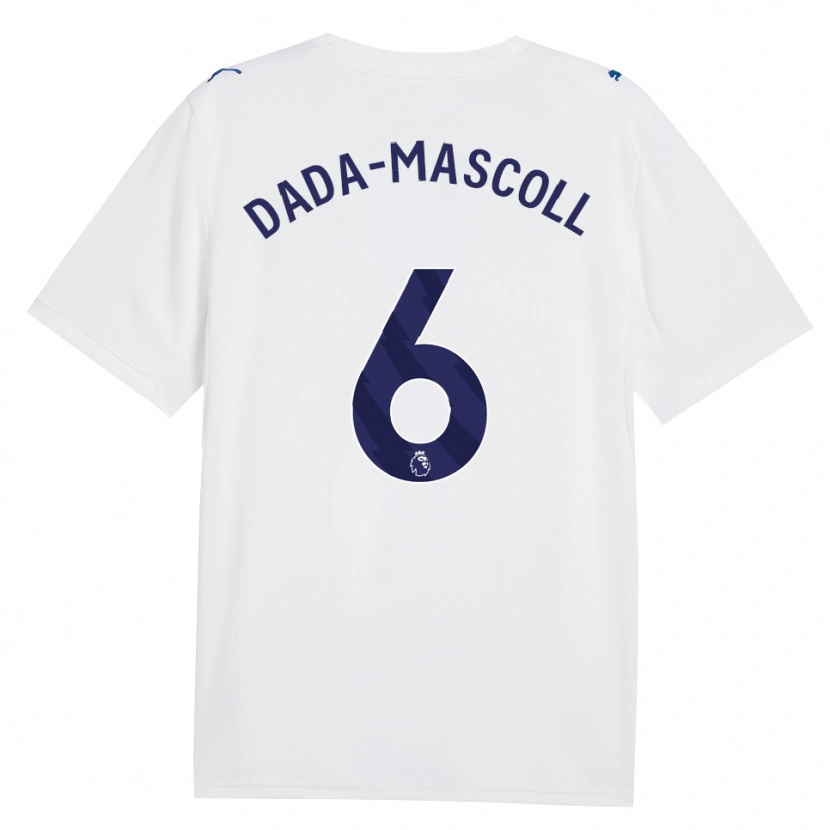 Danxen Pánské Isaiah Dada-Mascoll #6 Námořní Bílá Třetí Hráčské Dresy 2026/27 Dres