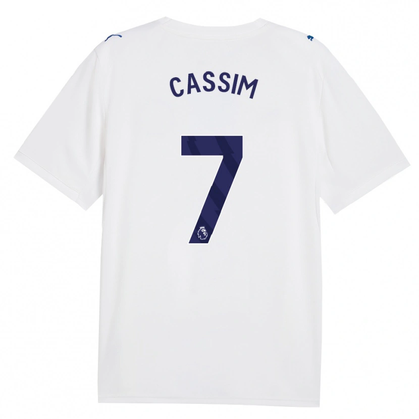 Danxen Pánské Karim Cassim #7 Námořní Bílá Třetí Hráčské Dresy 2026/27 Dres