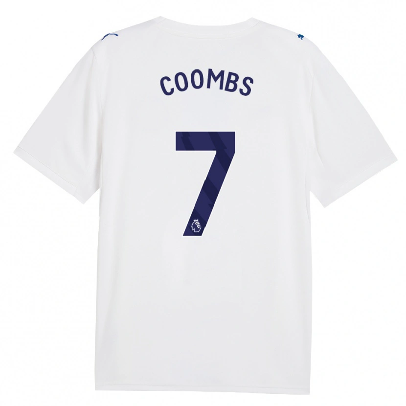 Danxen Pánské Laura Coombs #7 Námořní Bílá Třetí Hráčské Dresy 2026/27 Dres