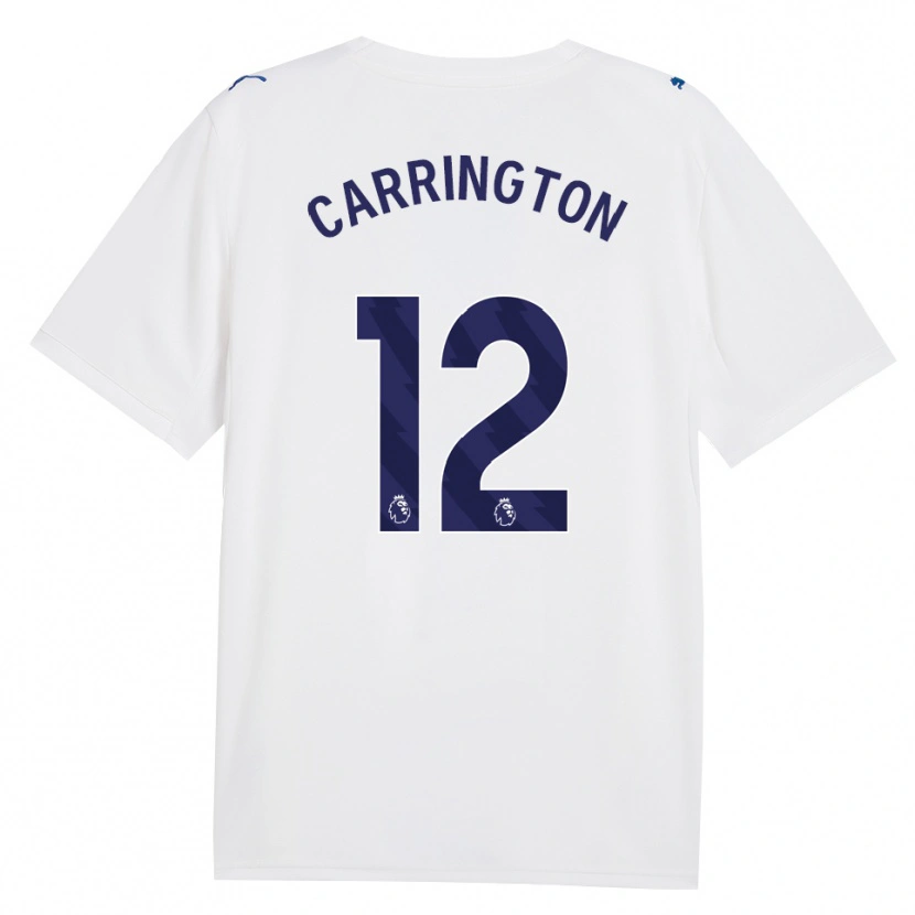 Danxen Pánské Theo Carrington #12 Námořní Bílá Třetí Hráčské Dresy 2026/27 Dres