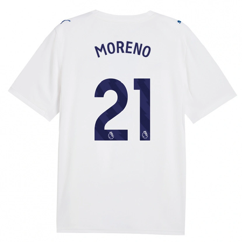 Danxen Pánské Marlos Moreno #21 Námořní Bílá Třetí Hráčské Dresy 2026/27 Dres