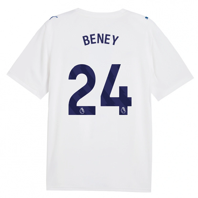 Danxen Pánské Iman Beney #24 Námořní Bílá Třetí Hráčské Dresy 2026/27 Dres