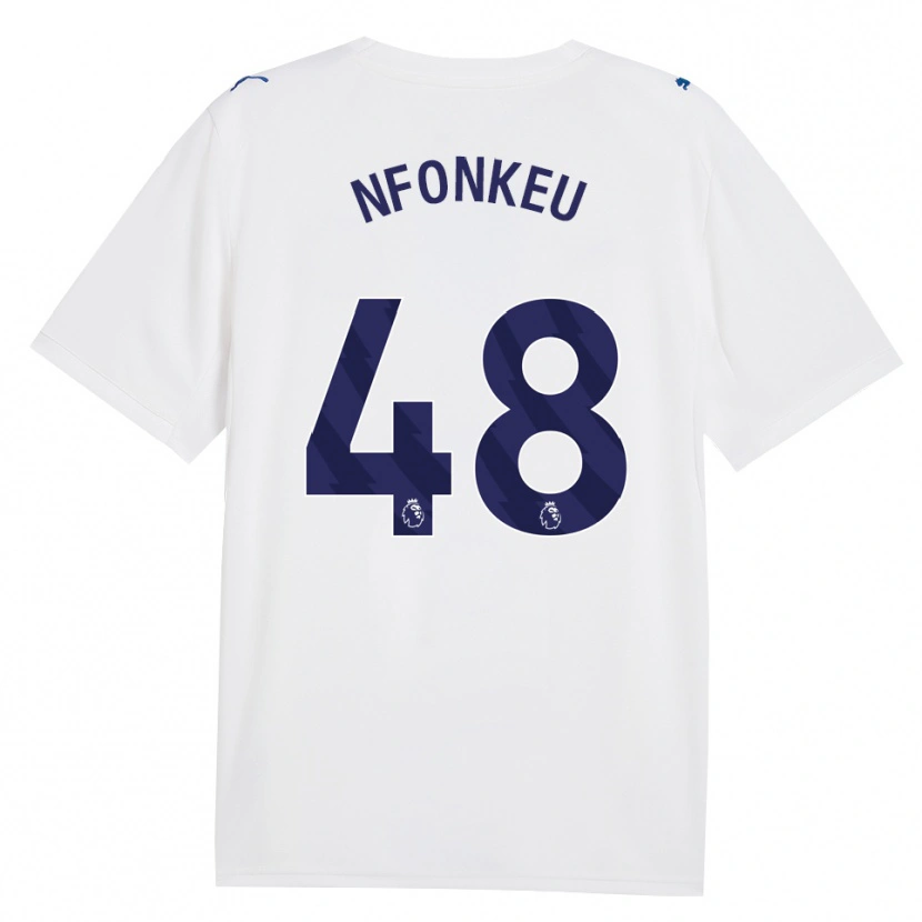 Danxen Pánské Brooklyn Nfonkeu #48 Námořní Bílá Třetí Hráčské Dresy 2026/27 Dres