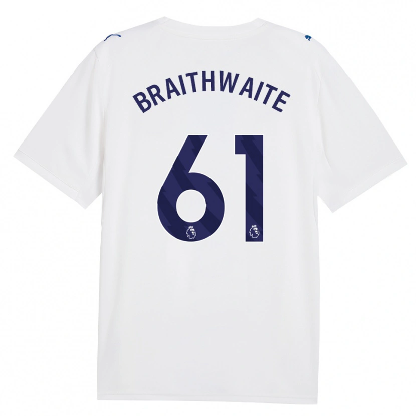 Danxen Pánské Kaden Braithwaite #61 Námořní Bílá Třetí Hráčské Dresy 2026/27 Dres