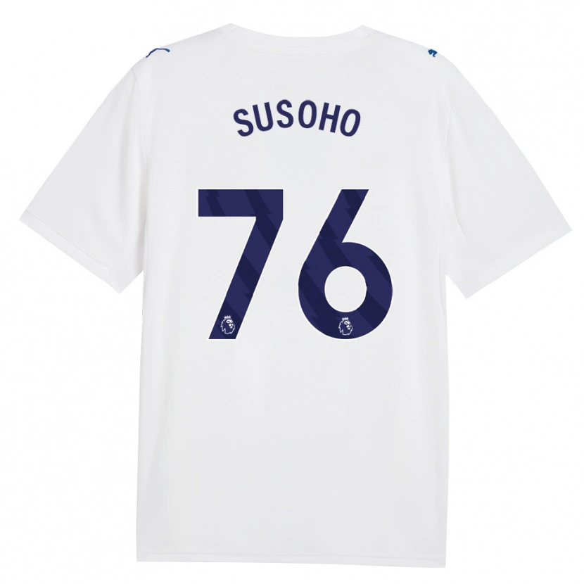 Danxen Pánské Mahamadou Susoho #76 Námořní Bílá Třetí Hráčské Dresy 2026/27 Dres