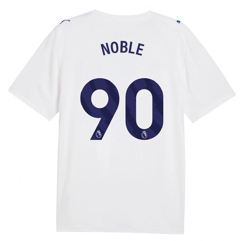 Danxen Pánské Kian Noble #90 Námořní Bílá Třetí Hráčské Dresy 2026/27 Dres