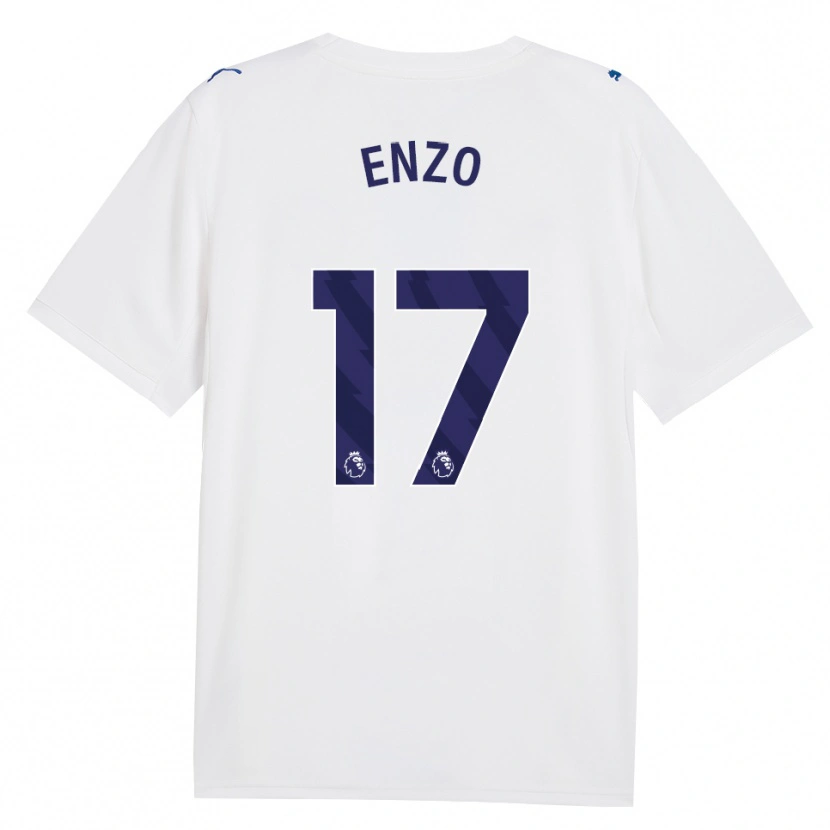 Danxen Pánské Enzo Fernández #17 Námořní Bílá Třetí Hráčské Dresy 2026/27 Dres