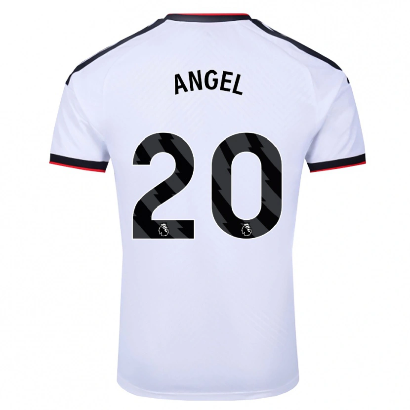 Danxen Pánské Manuel Ángel #20 Bílá Černá Červená Domů Hráčské Dresy 2026/27 Dres