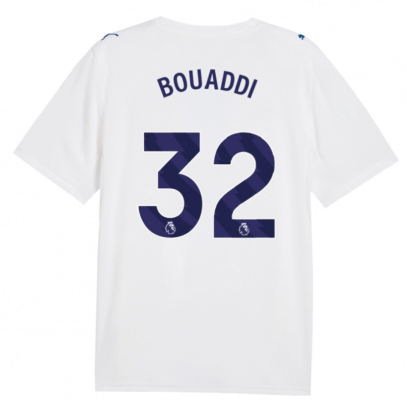 Danxen Pánské Ayyoub Bouaddi #32 Námořní Bílá Třetí Hráčské Dresy 2026/27 Dres
