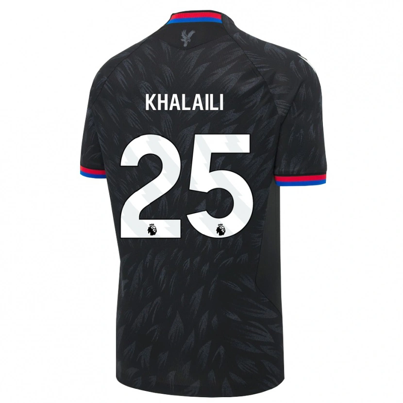Danxen Pánské Anan Khalaili #25 Černá Modrá Červená Daleko Hráčské Dresy 2026/27 Dres
