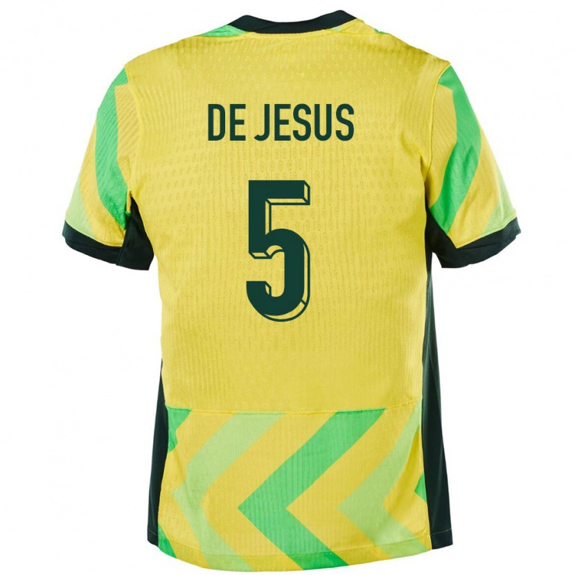 Danxen Dětské Austrálie Zac De Jesus #5 Zlatý Domů Hráčské Dresy 24-26 Dres